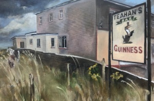 Eithne Healy, 'Teehan's Bar, Cromane', Oil on canvas, 60 x 90cm